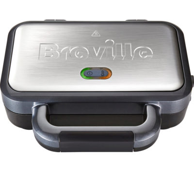 BREVILLE  VST041 Deep Fill Sandwich Toaster - Graphite & Stainless Steel